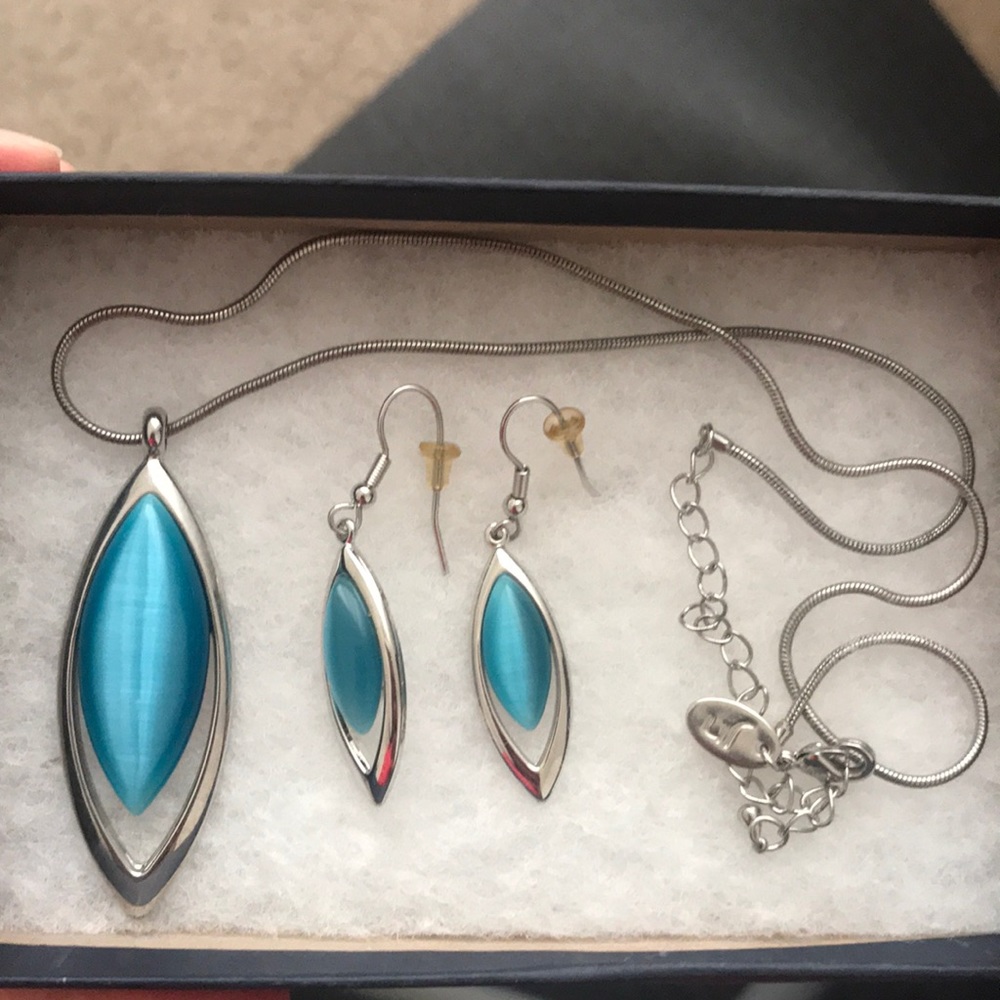 Jane Norman Earrings and necklace set